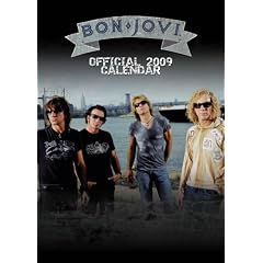 Official Bon Jovi A3 Calendar 2009