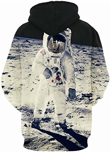 East Knitting 3d Digital Print New Fashion Hoodie Sweatshirt Jacket (L, F1389)