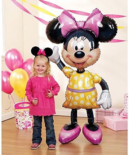 Minnie Mouse Airwalker 54" Jumbo Foil Balloon Birthday Party Decoration Supplies