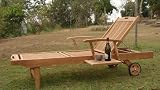 New Grade A Teak Multi Position Knee Fold Sun Chaise Lounger Steamer