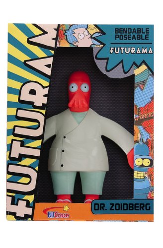 Childrens Toyshop  Toys : Futurama Dr Zoidberg Bendable & Poseable Figure