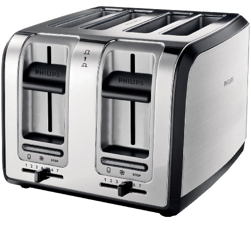Philips HD2648/20 4 Slice Toaster, 1800 Watt