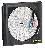 Circular Recorder,Temp and Humidity,6 In Dickson TH621