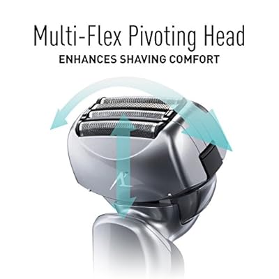 Panasonic ES-LA63-S Nanotech 4-Blade (Arc 4) Multi-Flex Dual-Motor Electric Shaver