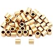 50 Gold Filled Tube Crimp Beads Jewelry Beading 2mm