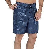 Merona Fish Print Swim Shorts - Carbon
