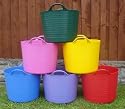 Pack Of 5 - 18 litre  flexi tub/bucket/trug/gorilla bucket.