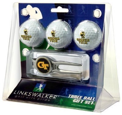 Georgia Tech Yellow Jackets 3 Golf Ball Gift Pack W/ Kool Tool - Ncaa College Athletics