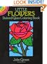 Little Flowers Stained Glass Coloring Book (Dover Stained Glass Coloring Book)