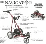 New! Bag Boy Navigator Remote Control Electric Golf Cart - Black