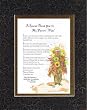 Personalized Touching and Heartfelt Poem for Thank-You - A Special Thank You to My Pastor's Wife - Poem on 11 x 14 inches Double Beveled Matting