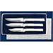 Rada Cutlery Paring Knives Galore 3 Piece Boxed Gift Set with Solid Cast Brushed Aluminum Handles, Made in USA