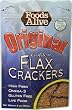 Foods Alive Golden Flax Crackers, Regular, 4-Ounce Pouches (Pack of 6)