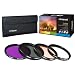 Polaroid 52mm HD Multi Coated Glass 4 Piece Filter Kit with Case