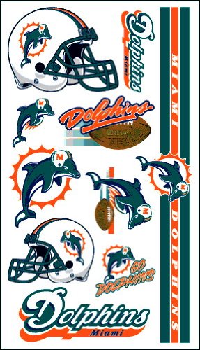 NFL Temporary Miami Dolphins Tattoo
