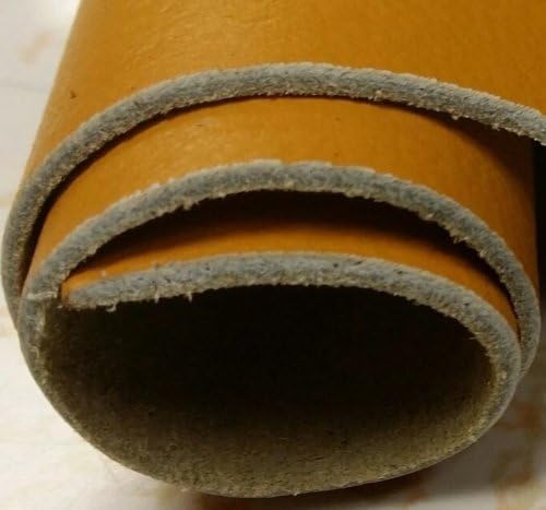 LEATHER HIDES - COW SKINS VARIOUS COLORS & SIZES (CAMEL, 12 X 24 Inches 2 Square Foot)