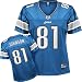 Calvin Johnson Detroit Lions Women's Home Replica Jersey - XX-Large