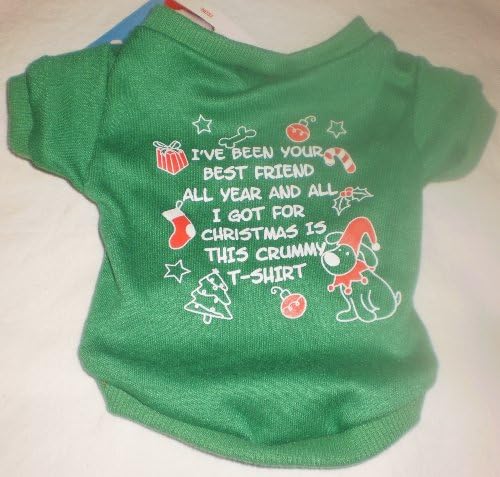 Companion Road ''All I Got for Christmas is This Crummy T-Shirt'' Dog T-Shirt XSmall