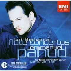 Ibert / Khatchaturian : Concertos pour fl�te