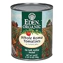Eden Organic Tomatoes, Whole Roma, 28-Ounce Cans (Pack of 12)