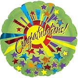 CTI Industries Congrats Star Burst 18IN 5 / Pack #114499C - B0016L4MII