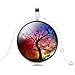 Attractive Sunset Glow Tree Necklace Fashion Glass Long Necklace