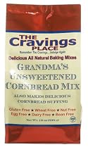 The Cravings Place Grandma's Unsweetened Cornbread Mix, 19-Ounce Bags (Pack of 6)