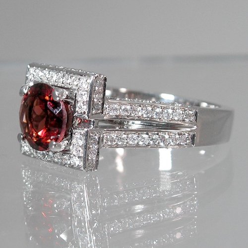14k White Gold Engagement Wedding Bridal Band Red Round Rhodolite with Round White Diamond Accents Ring (1 1/2 ctw, Red Color, Clear Clarity, Rhodolite)( 3/4 ctw, G Color, SI2 I1 Clarity Diamond) 51gAqKug2CL 14k White Gold Engagement Wedding Bridal Band Red Round Rhodolite with Round White Diamond Accents Ring (1 1/2 ctw, Red Color, Clear Clarity, Rhodolite)( 3/4 ctw, G Color, SI2 I1 Clarity Diamond)