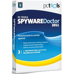 PC Tools Spyware Doctor 2011, 3 Computers, 1 Year Subscription (PC)