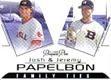 2006 Tristar Prospects Plus Family Ties FT-3 Josh Papelbon / Jeremy Papelbon (Rookie Insert - Baseball Cards)