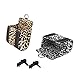 Crusar Car Auto Air Vent Leopard Pattern Storage Organizer (Leopard Brown)
