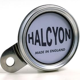 Halcyon Motorcycle Tax Disc Holder - Chrome