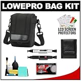 Lowepro ILC Classic 50 Digital Micro Four-Thirds Camera Case (Black) with Cleaning & Accessory Kit for Panasonic Micro DMC-G1, DMC-G10, DMC-G2, DMC-GF1, DMC-GF2, DMC-GH1, & DMC-GH2 Digital Cameras