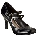 Women's Xhilaration® Sadira Mary Jane Pumps - Black Patent