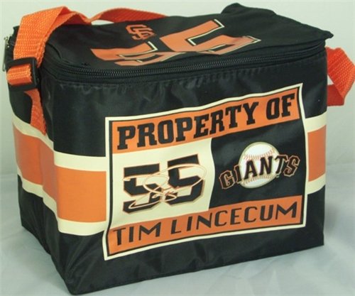 San Francisco Giants Tim Lincecum MLB Insulated Lunch Cooler Bag