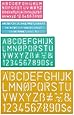 Westcott LetterCraft  Plastic Lettering Guide Set (02145)