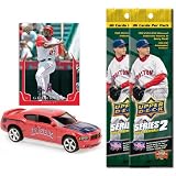Los Angeles Angels of Anaheim 2008 MLB Dodge Charger with Vladimir Guerrero Card & Two Packs of 2008 Upper Deck Series 2 Fat Packs