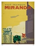 Serenity 5-Piece Blue Sun Travel Poster Set Series 1