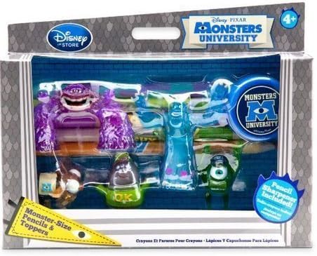 Monsters University Pencils and Pencil Toppers Set