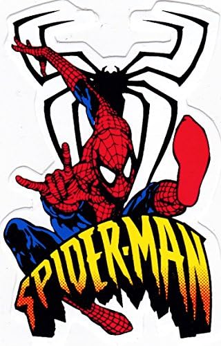 [280b] Spiderman Super Hero Marvel Comic Animation Car Bumper Sticker Vinyl Die Cut Skate Decal 2.5x4 Inches
