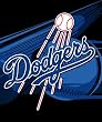 Los Angeles Dodgers Royal Plusch Raschel Throw Blanket - MLB Baseball Fan Shop Team Merchandise