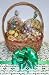 Scott's Cakes Large Nanny's Christmas Surprise Cookie Basket with Handle Holly Wrappi...