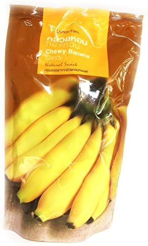 Sangkla Chewy Banana candy Natural snack suitable for children vegetarians, fragrance delicious