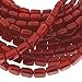Oxblood 6mm Square Glass Czech Two Hole Tile Bead 25 Beads