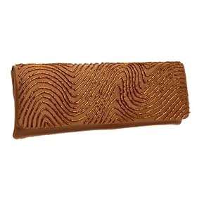 La Regale Slim Wave Bead Clutch