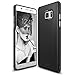 Galaxy Note 7 Case, Ringke [Slim] Snug-Fit Slender [Tailored Cutouts] Ultra-Thin Fluid Curved Edge Enhance Protective Case Superior Coating PC Hard Skin Cover for Samsung Galaxy Note 7 - SF Black