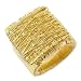 Hand Woven Mens Square Ring