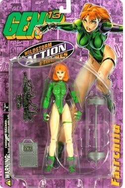 Gen 13 Fairchild Action Figure Metallic Paint Toycom by Wildstorm by Wildstorm