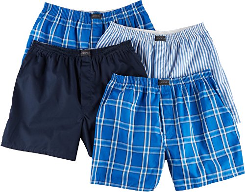 Jockey Mens 4-pk. Active Blend Woven Boxers