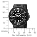 Movado Midsize 2600045 Series 800 Black Thermoresin Strap Watch